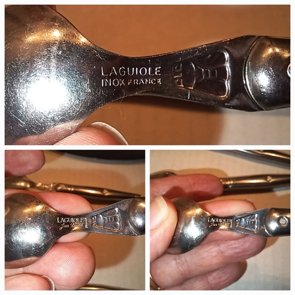 Laguiole Stainless Steel Cheese Forks / Knives, Spreaders & Spoons, … - Picture 6 of 10